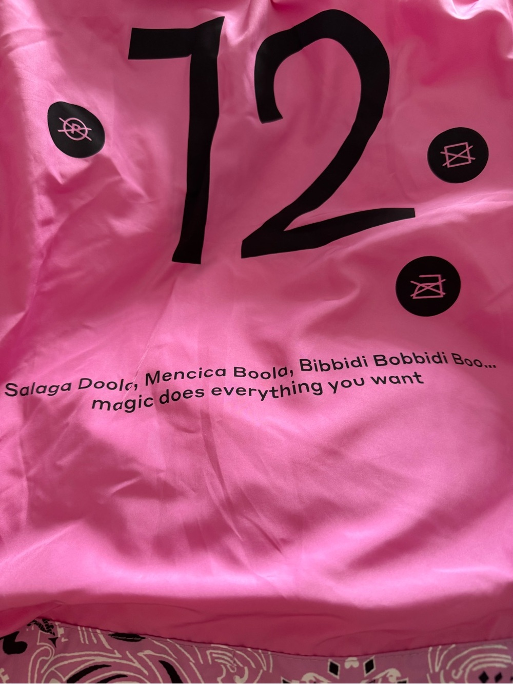 Khrisjoy Kids Pink Bandana Puffer Jacket – Size 12Y – New With Tags - Picture 12 of 17